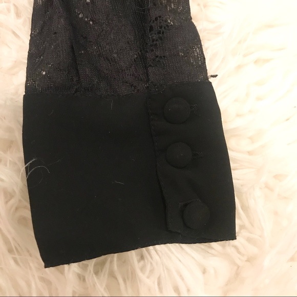 Black Lace Detailed Romper - Picture 8 of 8
